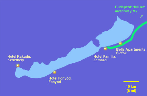 Lake Balaton Map