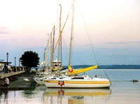 Segelschiff am Balaton