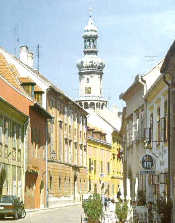 Die Stadt Sopron, reich an historischen Sehenswrdigkeiten, ist von den mit Kiefernwldern und Weinbergen bedeckten Lvr Bergen umgeben, welche ausgezeichnete Weine produzieren. Sopron liegt ganz in der Nhe der oesterreichisch-ungarischen Grenze, 212 km von Budapest und 70 km von Wien.