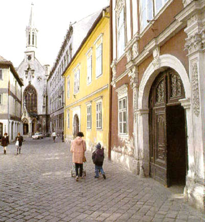 The city which is one of the most abundant ones in historical sights in whole Hungary is Sopron. It is a small town, wreathed by the Lvr Hills covered in pine forests and vineyards producing excellent wine. It is situated by the Austrian-Hungarian border, 220 kms from Budapest and 60 kms from Vienna.