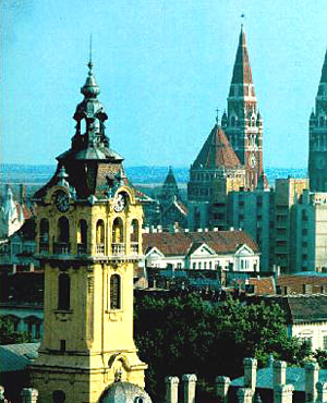 Da Szeged 2100 Stunden jhrlich von der Sonne beschienen wird, nennt man diese Stadt an der Mndung der Theiss und der Maros auch 