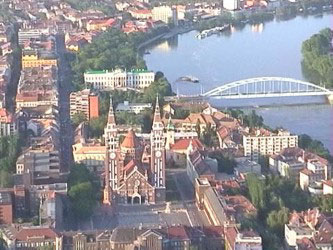 Szeged, la città alla foce della Tisza e della Maros, viene chiamata anche 
