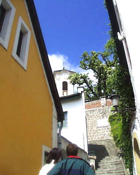 Szentendre, a peaceful little town is situated at the Danube bend, North of Budapest. It takes 20 minutes to get there by car or 40 minutes by public transportation. Szentendre is a town of arts and museums, and very popular among tourists.