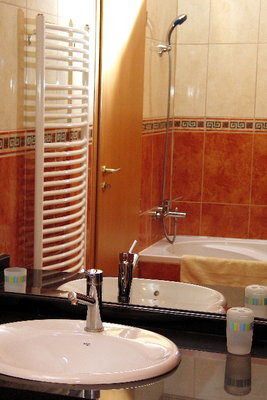 Elite Studios are located in center of Budapest, about 300 meters from the Small Boulevard (K�roly K�r�t) and Astoria. The world famous synagogue is 50 meters far from the building.