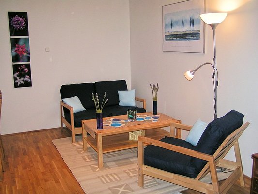 The flats of the Paradise Apartments are located in the center of Budapest, only about eight minutes walk from the main tourist area of Budapest. Most of the clubs shops and coffee houses are in walking distance.