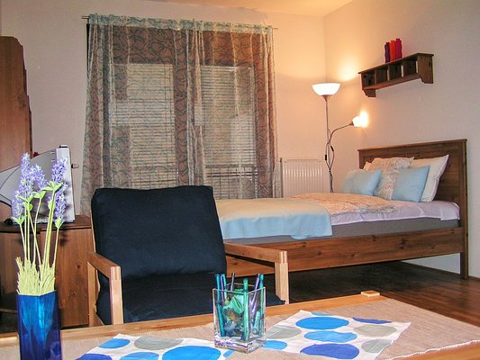The flats of the Paradise Apartments are located in the center of Budapest, only about eight minutes walk from the main tourist area of Budapest. Most of the clubs shops and coffee houses are in walking distance.
