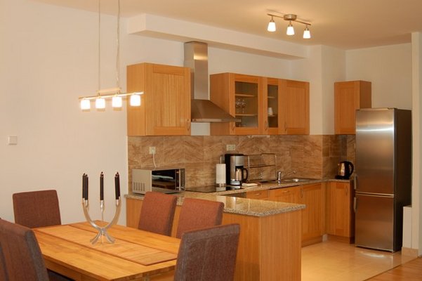The flats of the Paradise Apartments are located in the center of Budapest, only about eight minutes walk from the main tourist area of Budapest. Most of the clubs shops and coffee houses are in walking distance.
