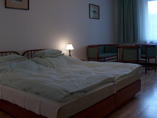 The Hotel T�part is situated int he heart of Balatonvil�gos, right next to the lake Balaton. From most of our windows you can enjoy a fantastic view of the lake.