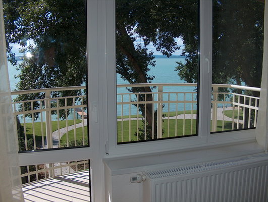 The Hotel T�part is situated int he heart of Balatonvil�gos, right next to the lake Balaton. From most of our windows you can enjoy a fantastic view of the lake.