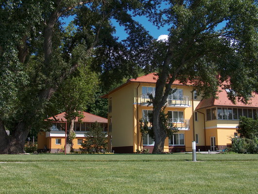 The Hotel T�part is situated int he heart of Balatonvil�gos, right next to the lake Balaton. From most of our windows you can enjoy a fantastic view of the lake.